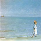 The Little Girl on Skagen Beach by Peder Severin Kroyer